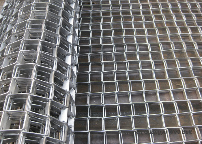 Acid Resistant Honeycomb Belt Conveyor , Industrial Furnace Conveyor Belt