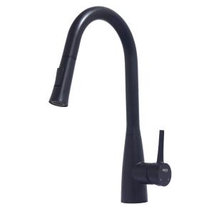 Quality Steel 304/316 Material 2 Way CUPC Black Pull Down Kitchen Faucet Water Tap Kitchen Mixer Faucet With Spray wholesale