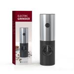 Stainless Steel Electric Pepper Grinder Adjustable Coarseness 4AAA Batteries