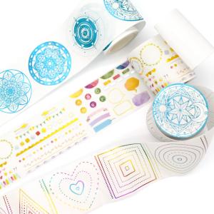 Quality Custom Cartoon Colored Washi Tape Printed Gold Foil Washi Tape Supplier wholesale
