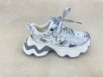 Heightening Silver Casual Sneakers Thick Bottom Soft Comfortable Trainers