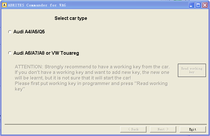 Abrites commander for vag software display 2