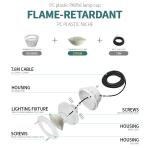 Plastic PAR56 ABS 18W Waterproof UL Led Pool Lamps
