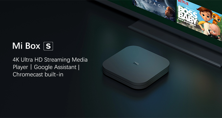 New Generation Xiaomi Mi Smart TV Box S 4K Quad Core Android 8.1 Set Top Box Smart TV Box Android
