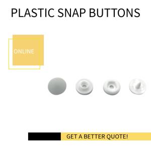 Quality Disposable Gown White Plastic Snap Button wholesale