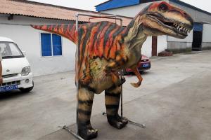 Quality Workers Sunproof Realistic Dinosaur Costume Colorized Lifelike For Adults wholesale