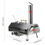 Outdoor Pizza Oven Wood Fired Toasters Pizza Ovens Authentic Stone Baked Pizzas
