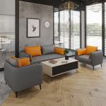 Less Simple Commercial Office Furniture Grey 3 Seated Offical Office Officefurni