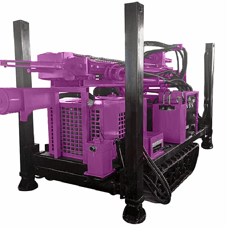 180m Deep Water Well Drilling Rig Full Hydraulic Borehole Portable Water Drilling Rig