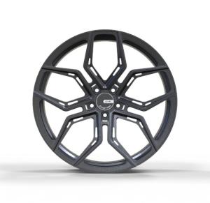 Quality 20 Inch Multi Hole Deep Concave Forged Wheels 6061 T6 Gunmetal Alloy wholesale