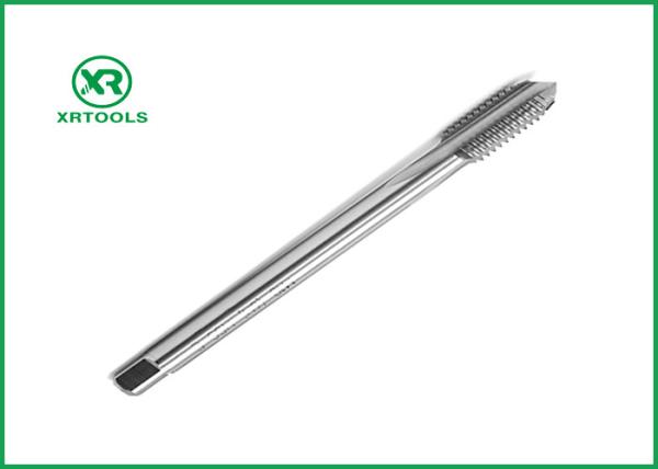 High Speed Steel Straight Flute Tap , DIN 376 Flat Bottom Tap For Drilling