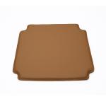 PU Leather Brown Tomile Wishbone Chair Cushion / Wishbone Chair Seat Cover