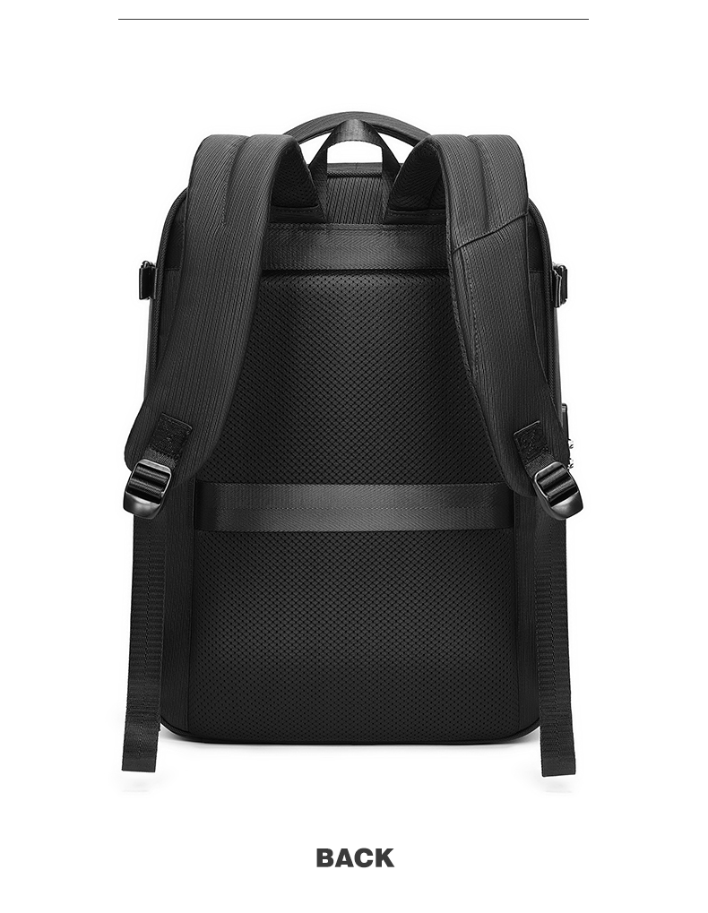 1680D Polyester Waterproof Business Backpack Large Space Eco Friendly