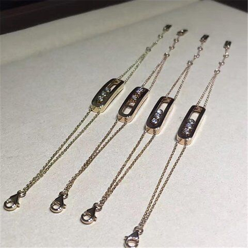 Luxury jewelry factory Mk diamond bracelet 18k white gold yellow gold rose gold diamond bracelet