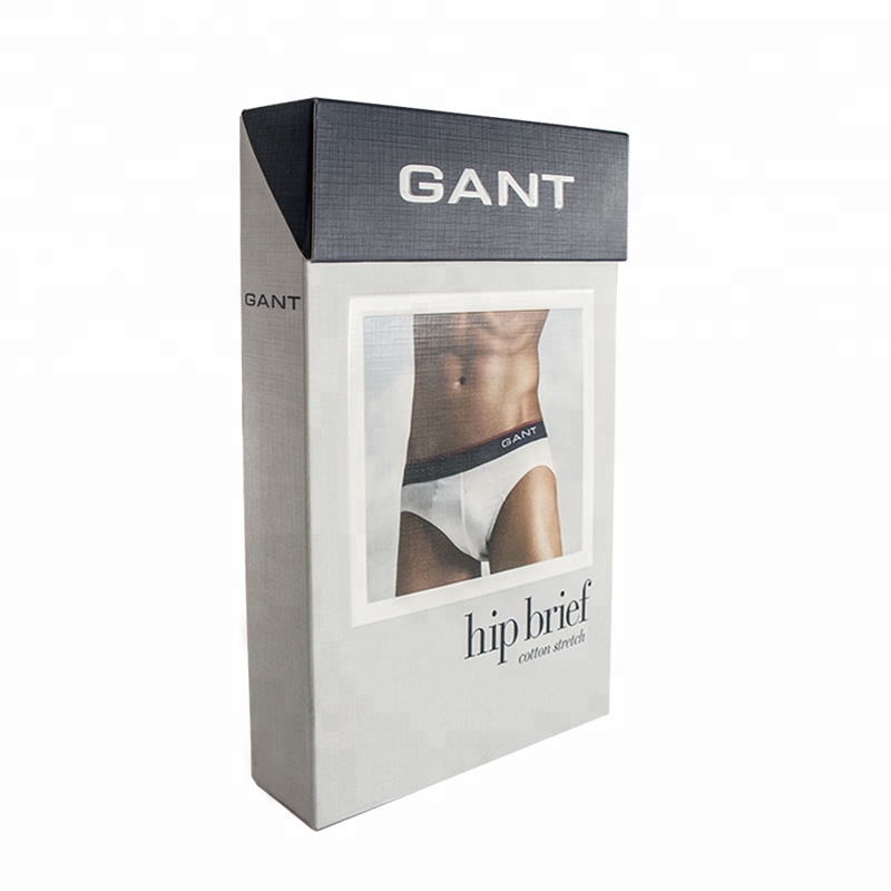 Recycled Materials Custom Clothing Boxes 40X35X0.2 Cm For Mens Underwear
