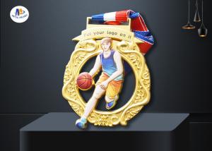 Quality Basketball 65×4MM Cut Out Medals wholesale