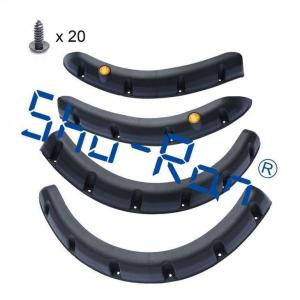 Quality Black Golf Cart Rear and Front Fender Flares For Yamaha, Set of 4 wholesale