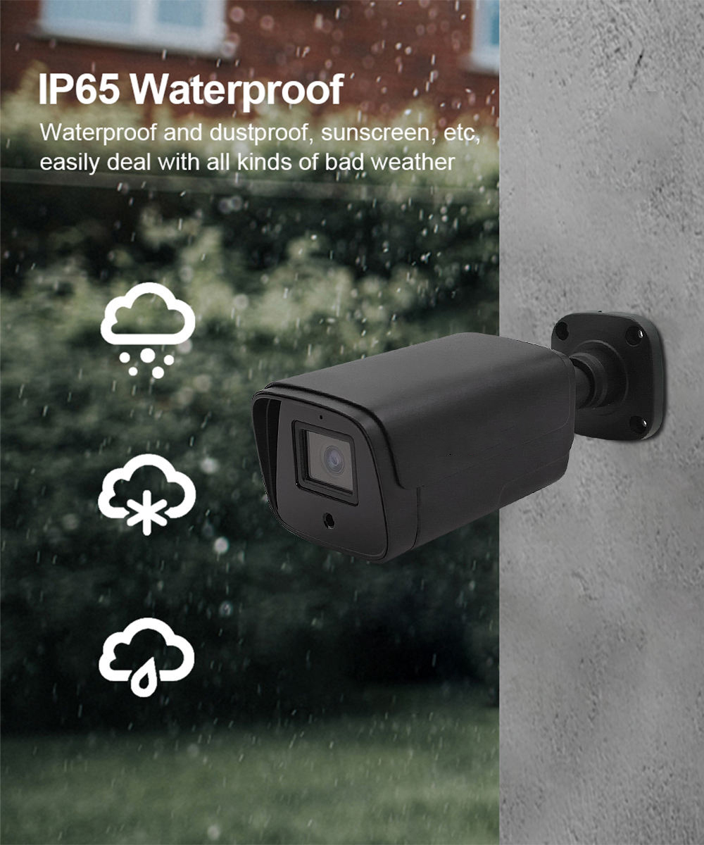 Customized 3MP/5MP/8MP 1080P cctv camera system bullet IP camera POE kit