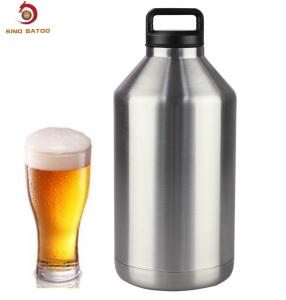 Quality One Gallon Vacuum Insulated Growlers With BPA Free Lid wholesale