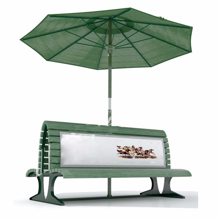 Sunproof Advertising 1400mm Galvanized Steel Garden Benches