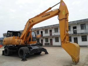 Quality Korean Used Wheel Excavator , Hyundai R200W Used 20 Ton Excavators Long Life Span wholesale