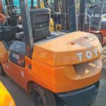 Japan Used Compact Electric Forklift TOYOTA 2.5 Ton Forklift Engine Power