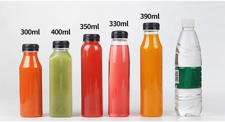320ml 350ml Cold Brew Coffee Plastic Beverage Bottles PET Juice Bottles