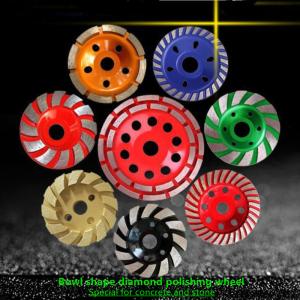Quality 80mm Diamond Grinding Wheels Concrete Cements Stone Polishing wholesale