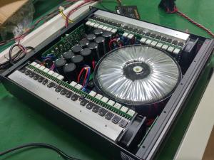 Quality Black Steel 100dB 2x1650W 2 Channel Switching Power Amplifiers wholesale