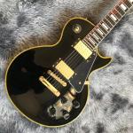 Custom OEM LP electric guitar in black