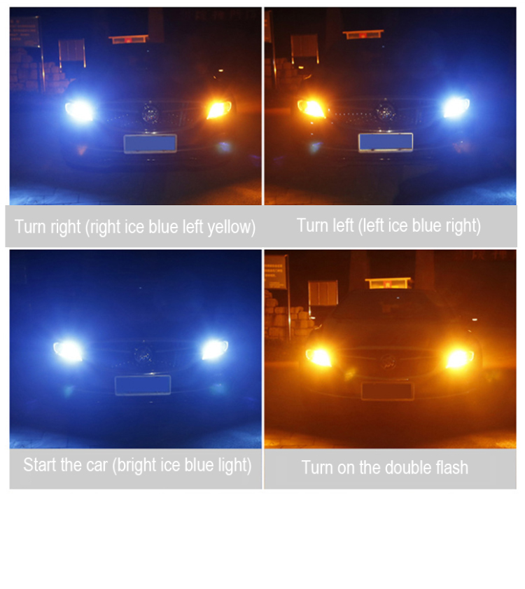 OEM 1156 T20 Bulb Canbus Car Turn Signal Light 7440 Led Flashing Interior Light
