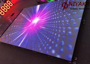 Quality SMD3528 6.25mm Disco Dance Floor Rental Full Color IP65 500mm × 500mm wholesale