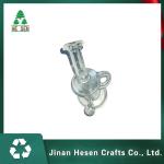 HESEN Irregular Clear 22cm Glass Water Bongs