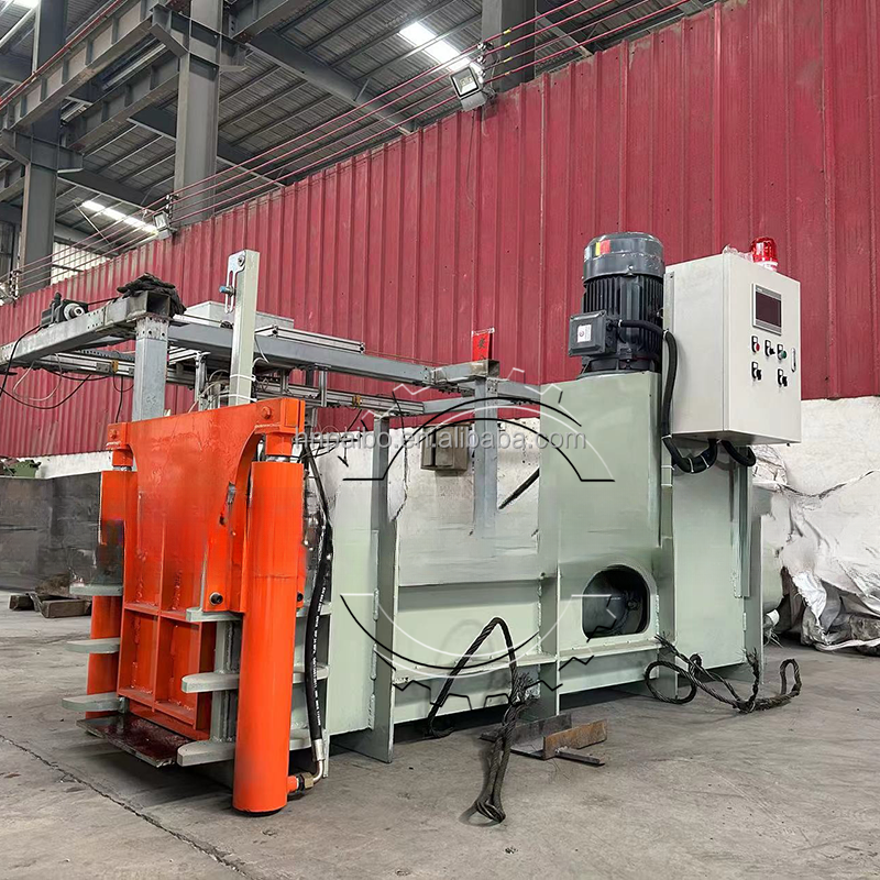 Powerful Metal Scrap Processing Equipment Automatic Steel Iron Briquetting Press 7.5kW