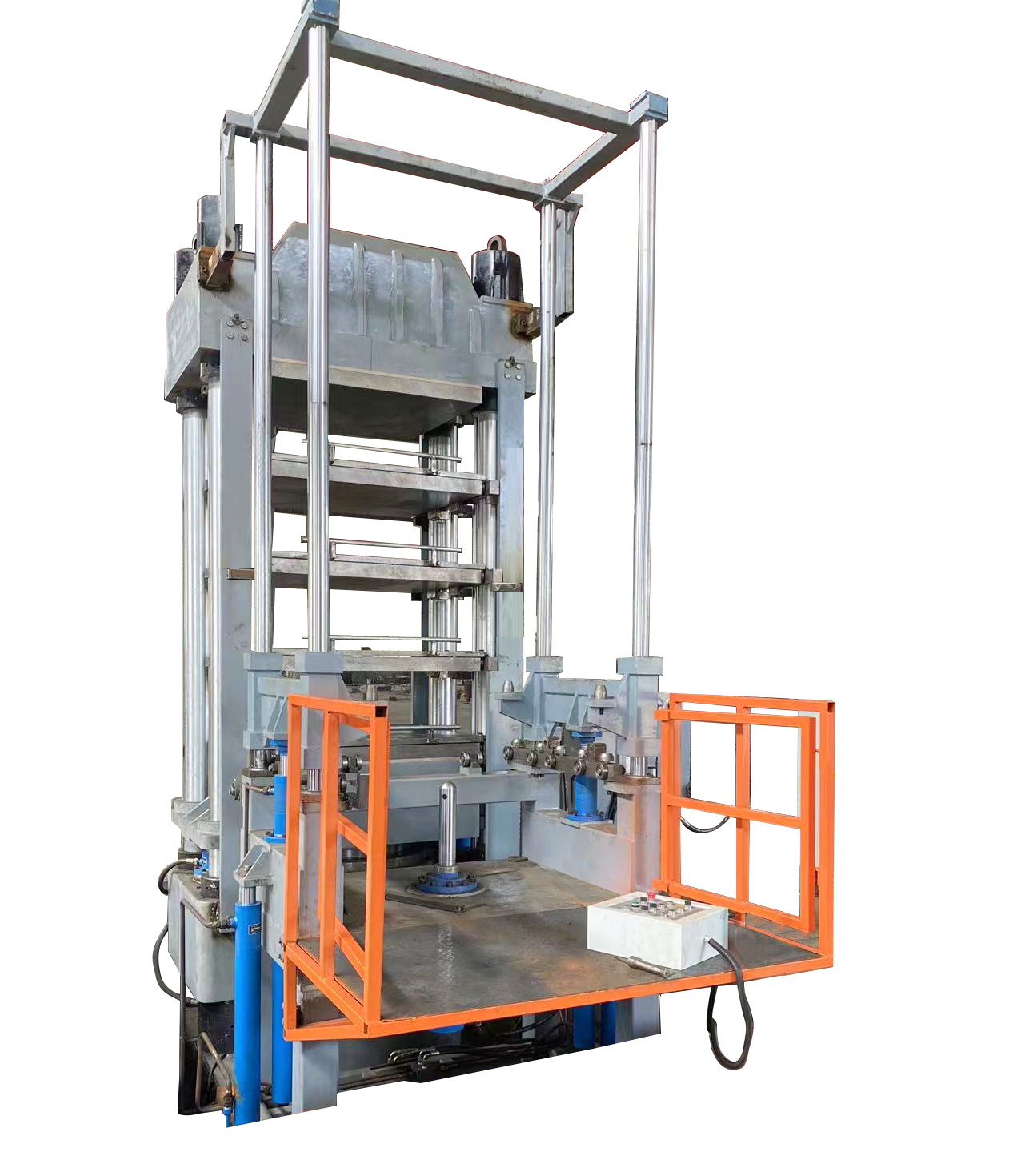 22 kW Power Extra Solid Tire Rubber Press Vulcanizing Hydraulic Curing Press for Results