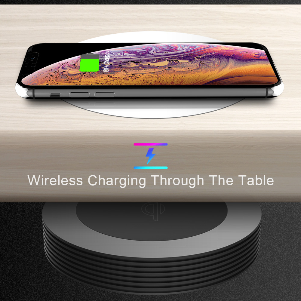 Waterproof ABS PC 20mm 32mm 19V 1A Qi Wireless Charger