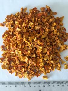 Quality Orange Red Dehydrated Pumpkin Flakes 10x10x3mm No Foreign Odours wholesale