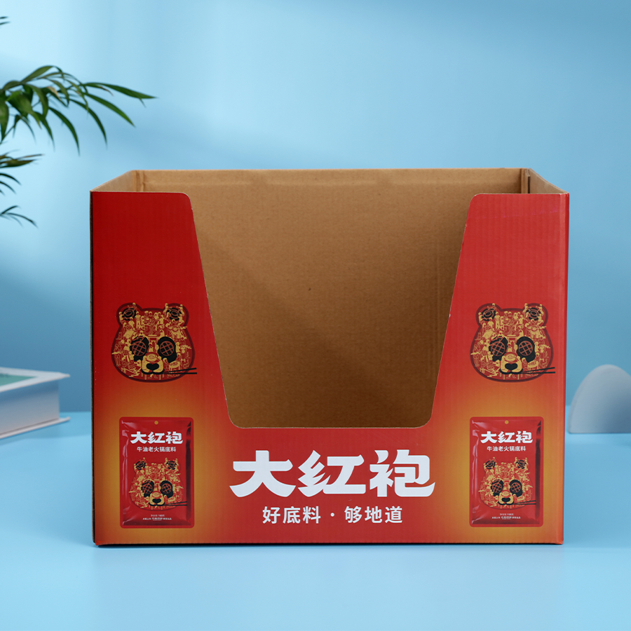 Irregular Corrugated Tuck End Box For Tea Accessories Custom Single Side Printing
