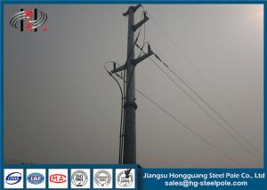 Quality Steel Hot Dip Galvanized Electrical Power Poles Post For Transmission Line Project wholesale
