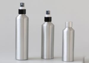 Quality Silver Aluminum Cosmetic Bottles , 200ml 300ml Aluminum Lotion Bottles wholesale