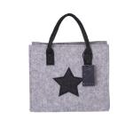 300mm Grey Felt Handbag