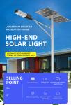 250w Solar Powered Led Street Lights Design 5 Heads Road Light Parking 66x22x9cm