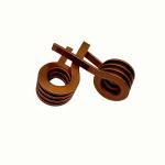 Magnetic Air Core Inductor Coil with Pure Copper and Flat Wire Design