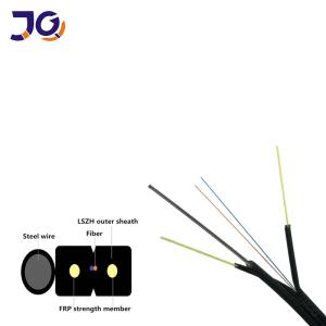 Quality White LSZH Sheath G652D FTTH Fiber Optic Drop Cable wholesale