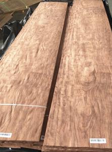 Quality Crown Cut Exotic Wood Veneer Bubinga 0.45mm Plain Slice Fancy Plywood wholesale