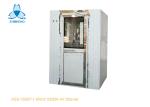 One Person Mirror SS304 Air Shower Room With UV Light AC380V