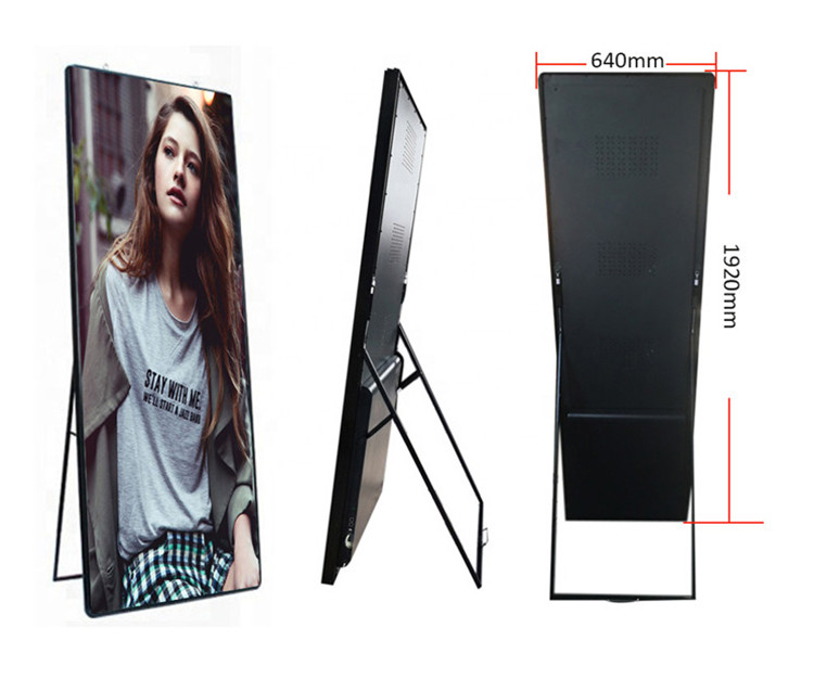 WIFI 4G P1.875 Advertising HD Digital Display Exhibition Led Poster