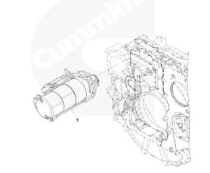 China 24V 4996707 Engine Starting Motor Energy Saving Cummins Engine Parts on sale