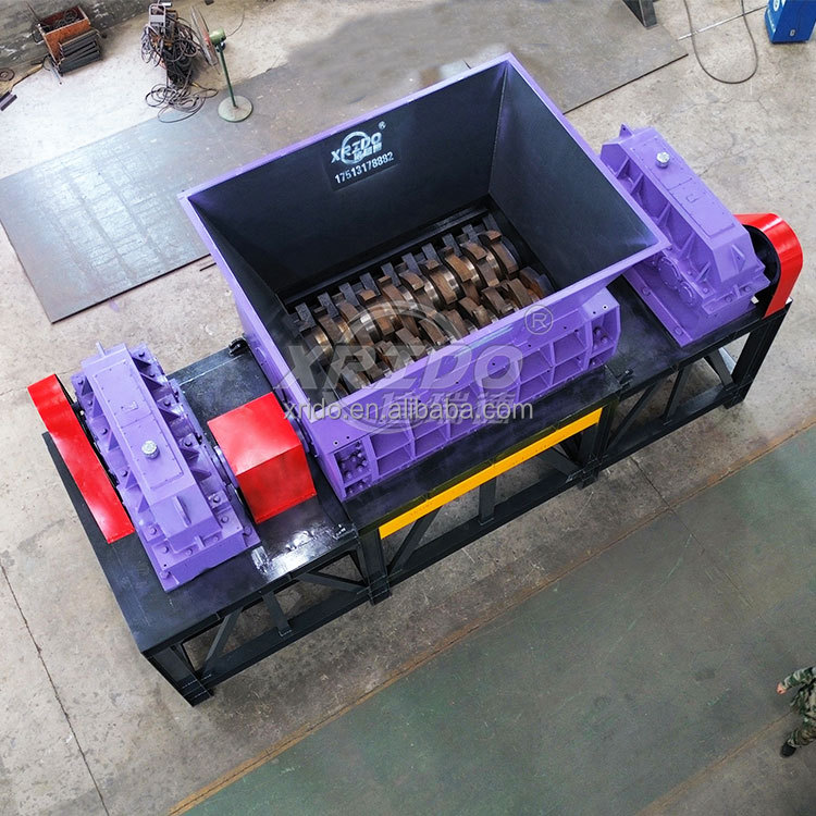 Home Appliance Textile Waste Shredder Wooden Wardrobe Furniture Crusher Wood Pallet Recycling Machine