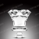 Heat Resistant Clear 750ML Rum Glass Bottle With Diamond Cap